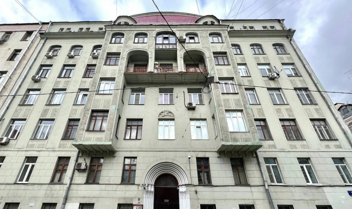 фасад дома, здание по адресу г Москва, Просвирин пер, д 15